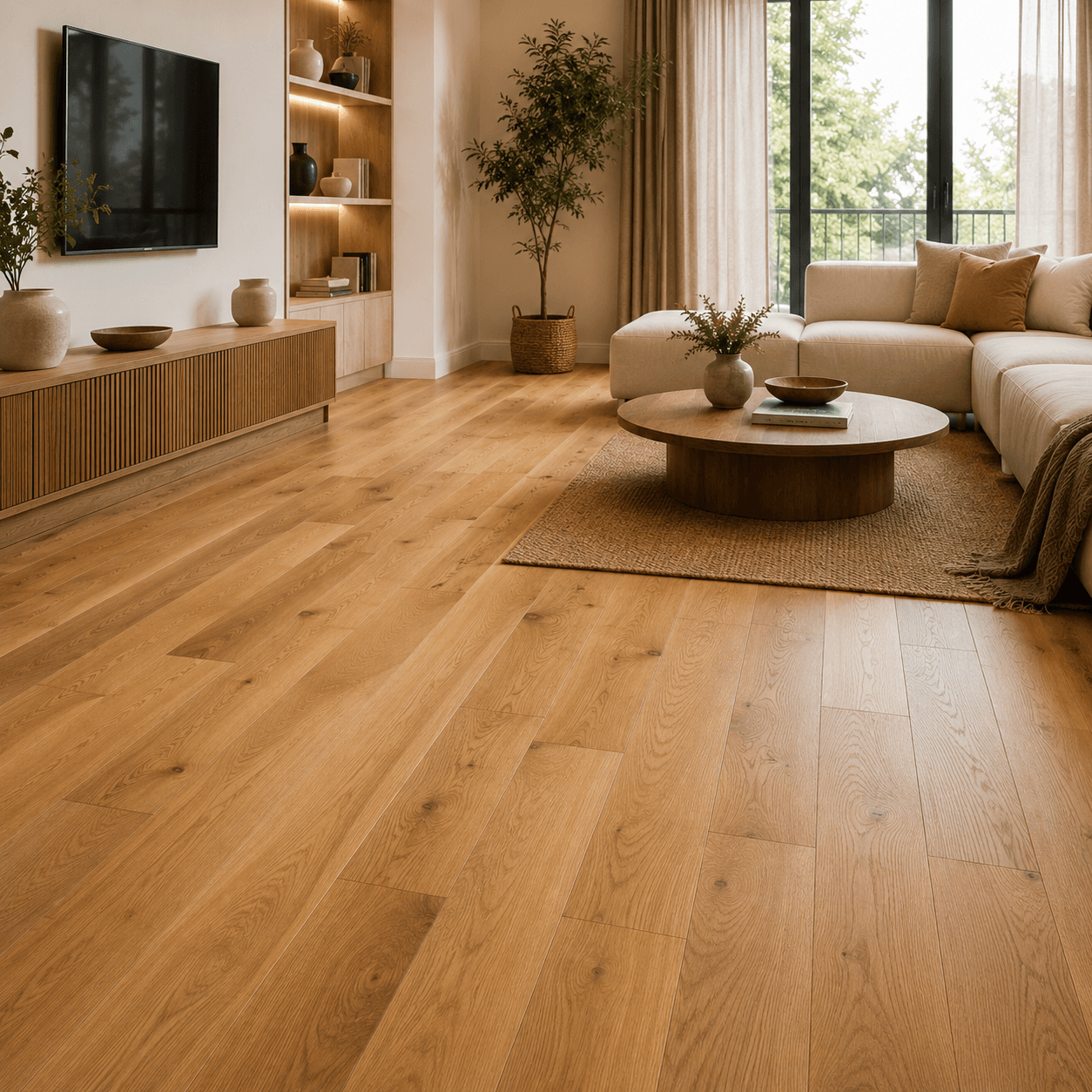 Natural Oak Flooring